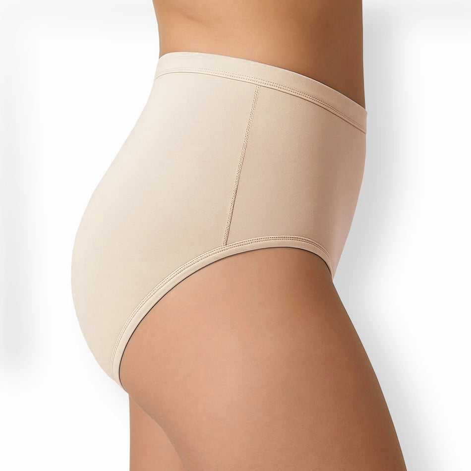 High Rise Leakproof Underwear (Beige)